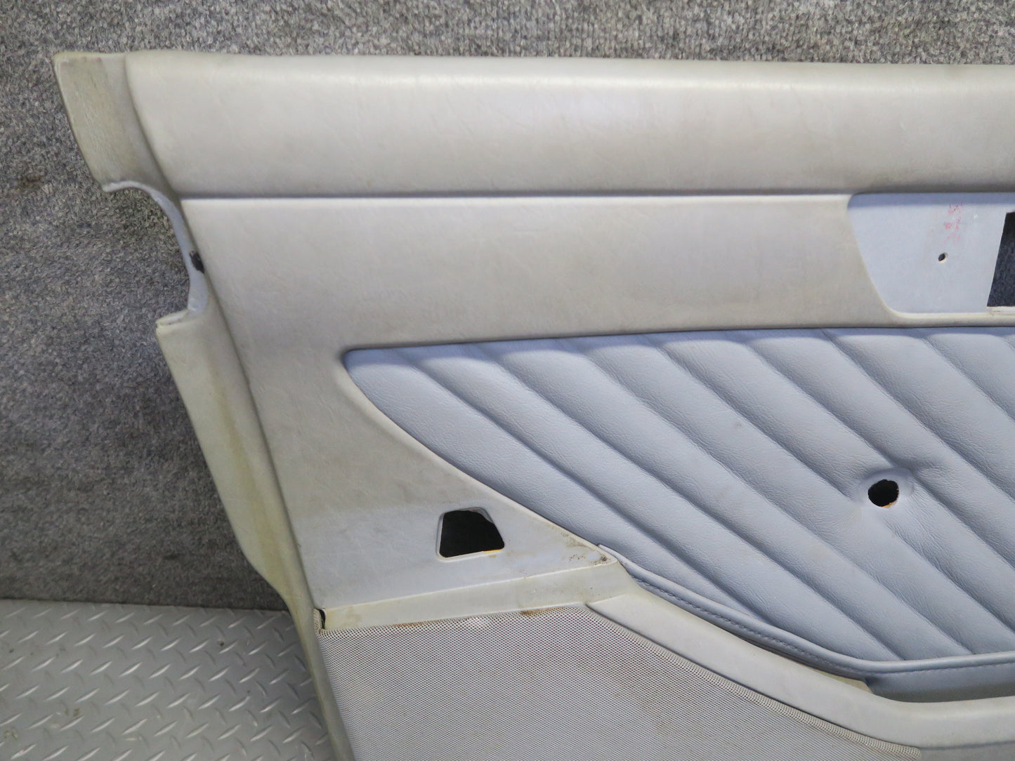86-91 Mercedes W126 560SEL Sedan Set of 2 Front Door Interior Trim Panel OEM
