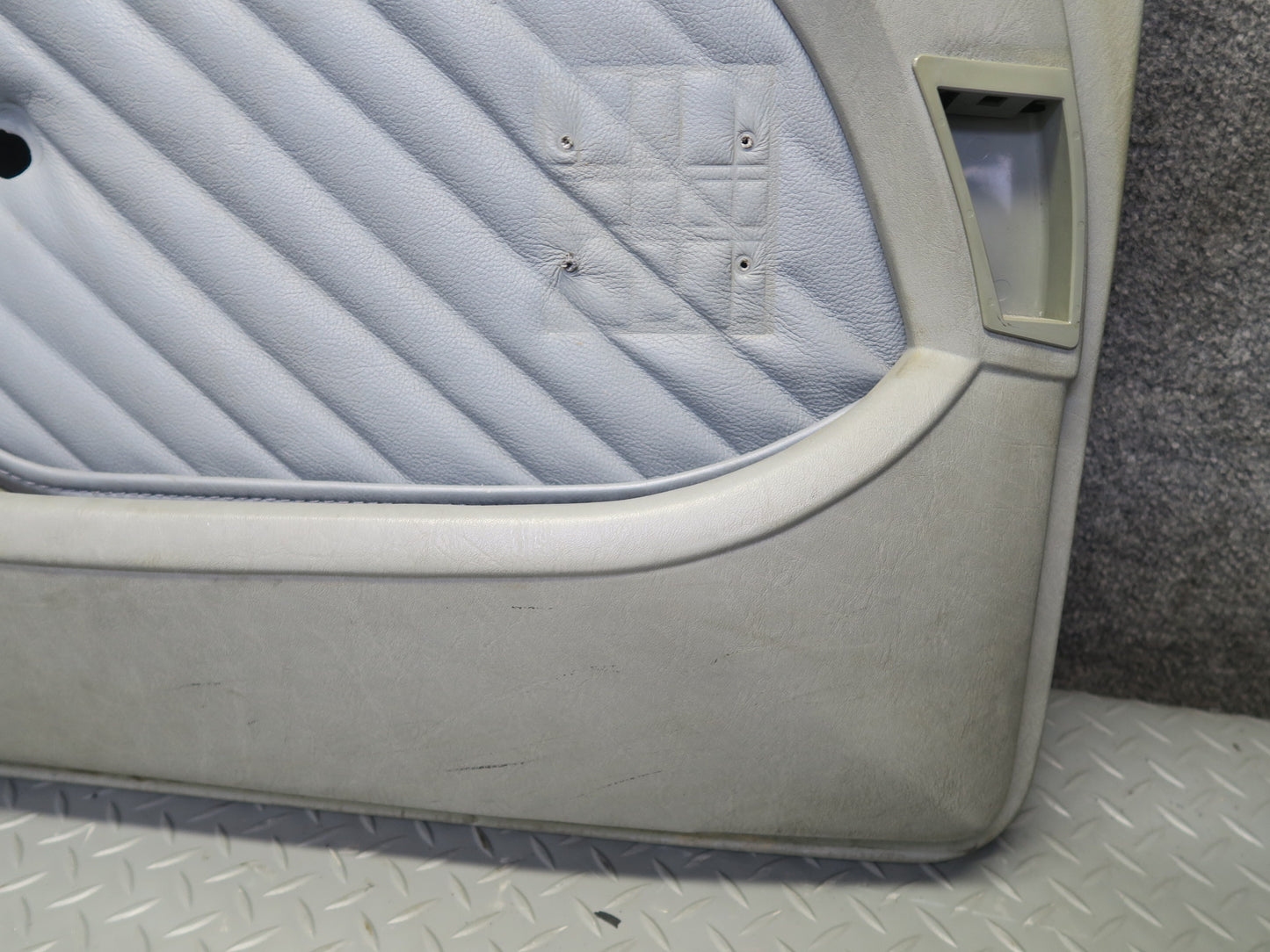 86-91 Mercedes W126 560SEL Sedan Set of 2 Front Door Interior Trim Panel OEM