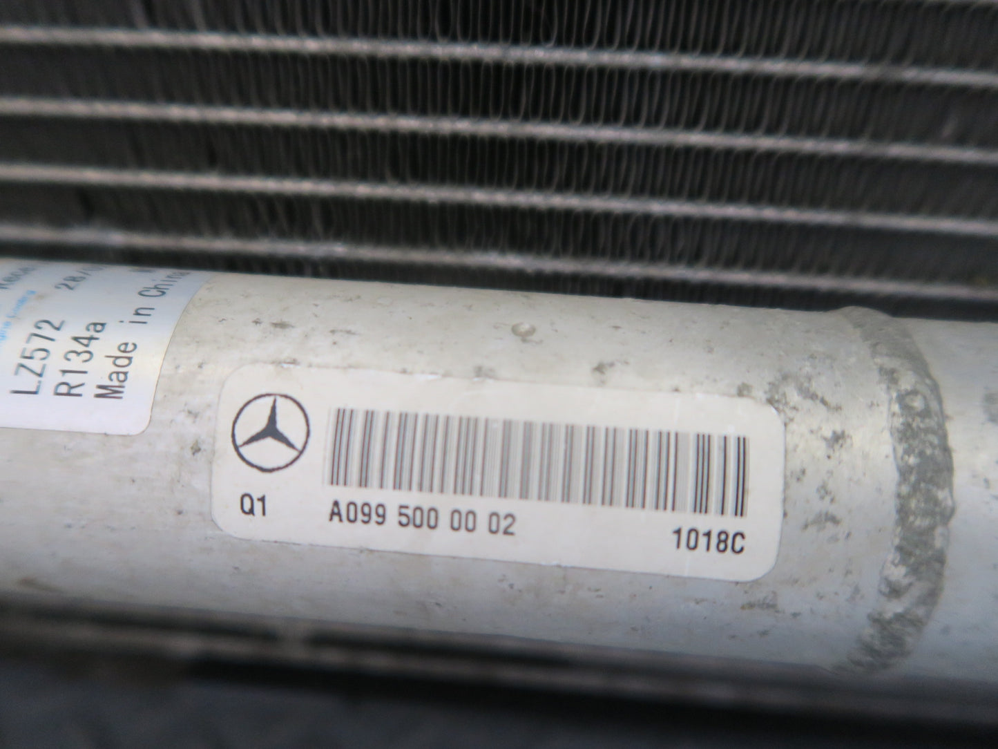 2017-2019 Mercedes X166 GLS450 Engine Radiator A/C Condenser Fan Shroud Assy