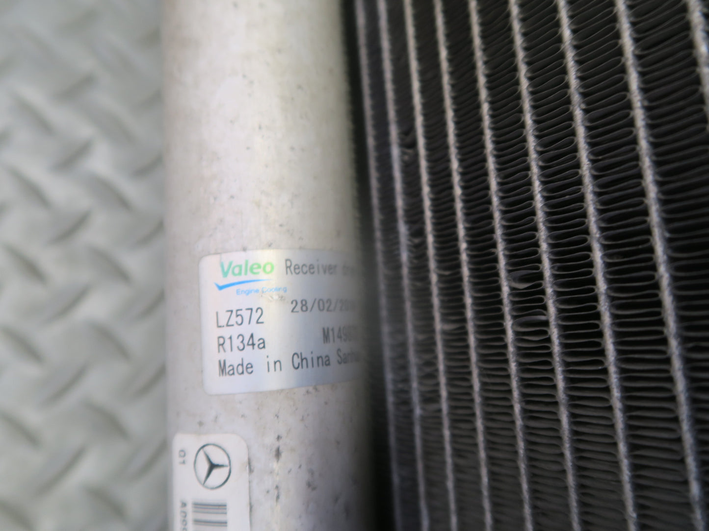 2017-2019 Mercedes X166 GLS450 Engine Radiator A/C Condenser Fan Shroud Assy