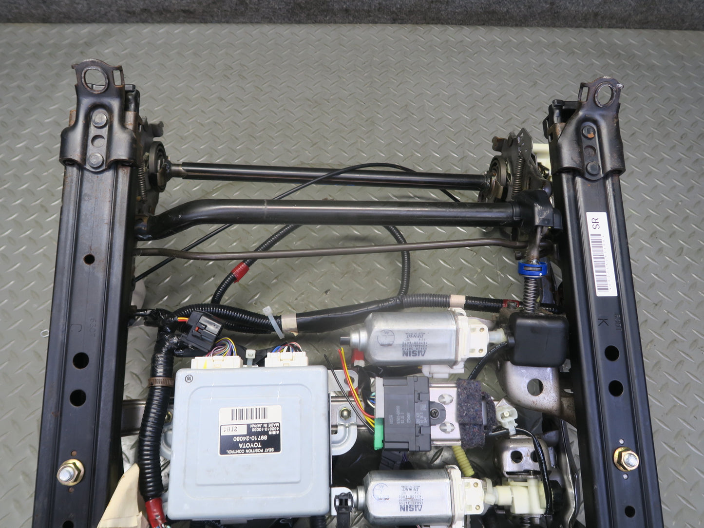 02-05 Lexus UZZ40L SC430 Front Right Seat Track w Motors & Module OEM