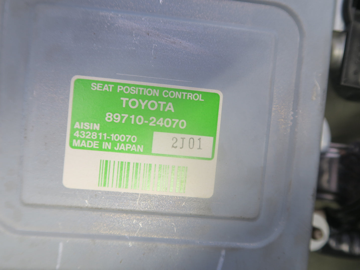 02-05 Lexus UZZ40L SC430 Front Left Seat Track w Motors & Module OEM