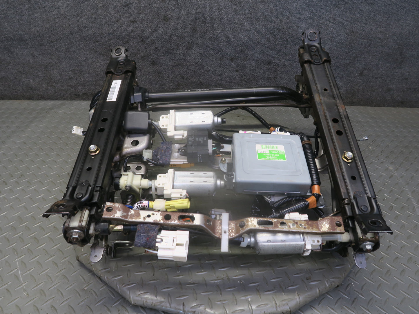 02-05 Lexus UZZ40L SC430 Front Left Seat Track w Motors & Module OEM