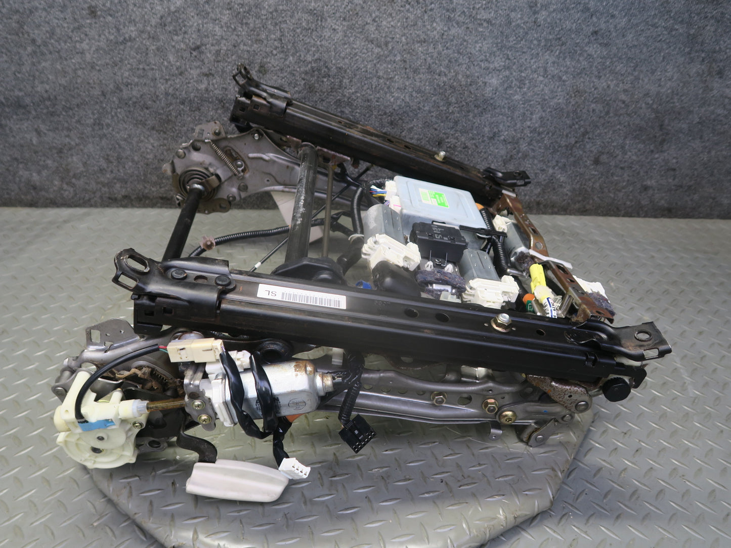 02-05 Lexus UZZ40L SC430 Front Left Seat Track w Motors & Module OEM