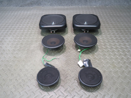 1984-1988 Porsche 928 Front & Rear Left Right Side Door Audio Sound Speaker Set