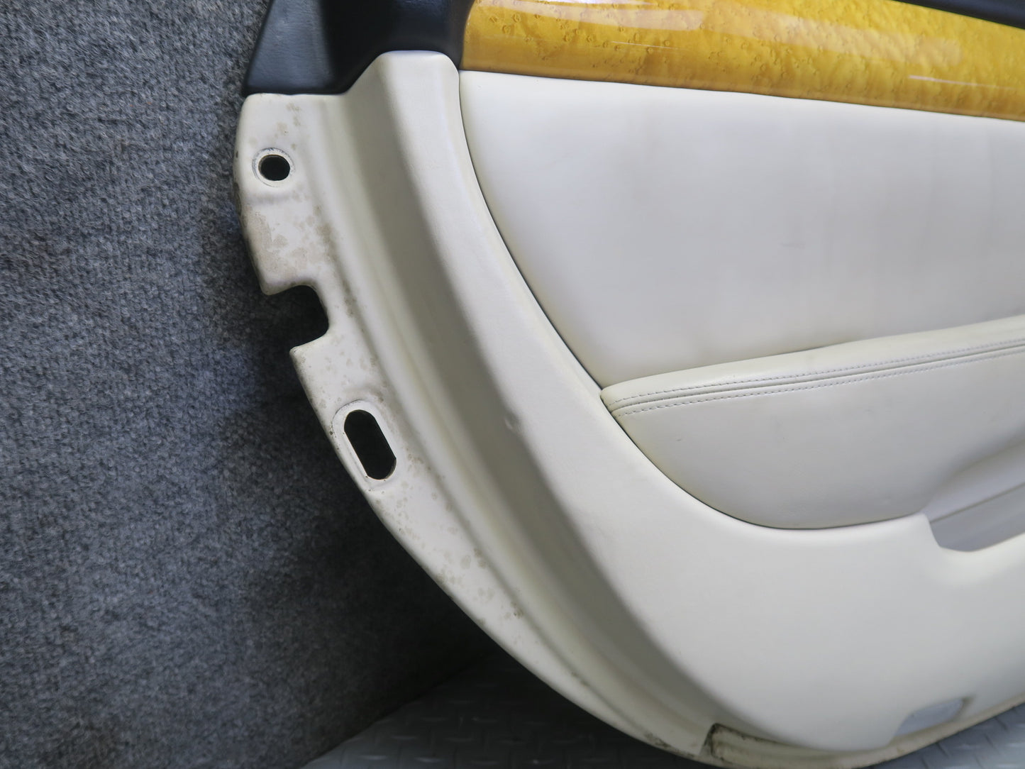 02-05 Lexus SC430 Set of 2 Left & Right Door Interior Trim Cover Panel Ecru OEM