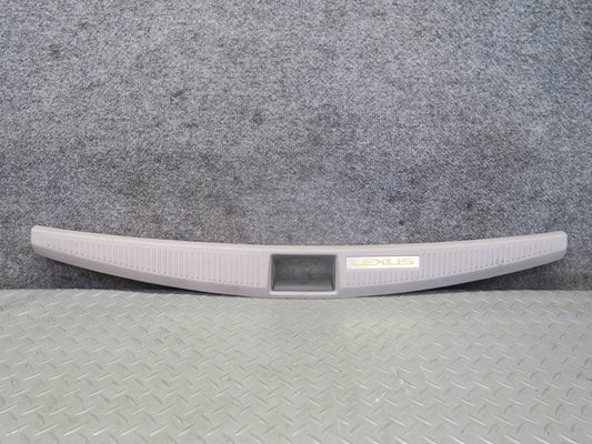 02-10 Lexus SC430 UZZ40L Rear Trunk Floor Finish Sill Scuff Plate Trim Panel OEM
