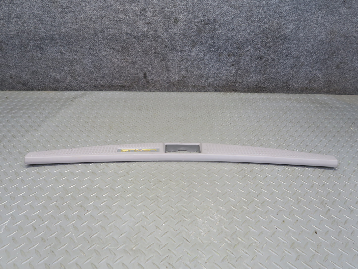 02-10 Lexus SC430 UZZ40L Rear Trunk Floor Finish Sill Scuff Plate Trim Panel OEM