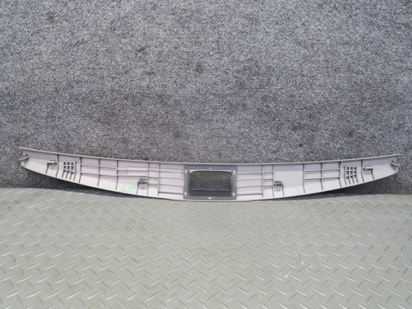 02-10 Lexus SC430 UZZ40L Rear Trunk Floor Finish Sill Scuff Plate Trim Panel OEM