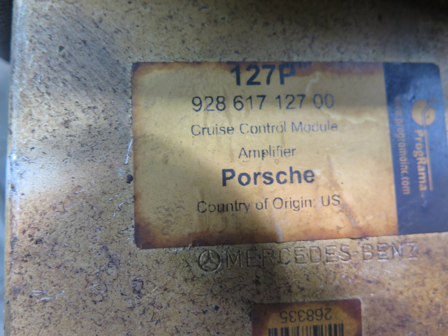 1987-1988 Porsche 928 Cruise Control Module Regulator Unit 92861712700