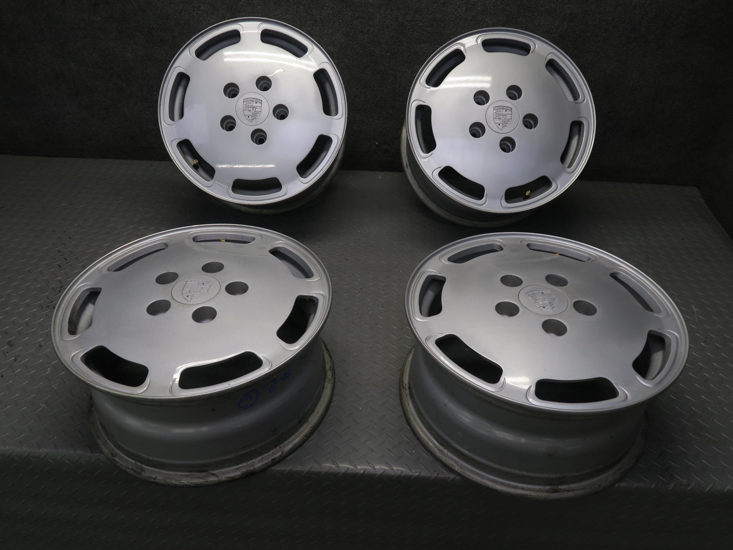 1987-1989 Porsche 928 S4 Factory R16 16" Wheel Rim 16x7J ET65 Set of 4