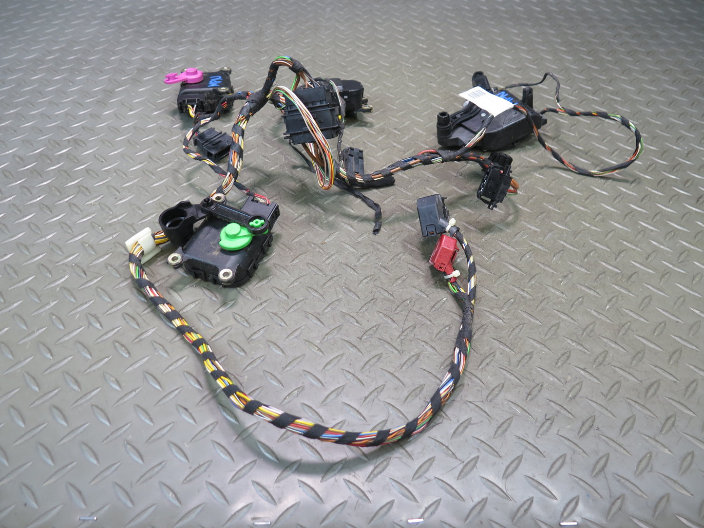 1999-2005 Porsche 911 996 A/C Heater Hvac Actuator Motor Wiring Harness Set
