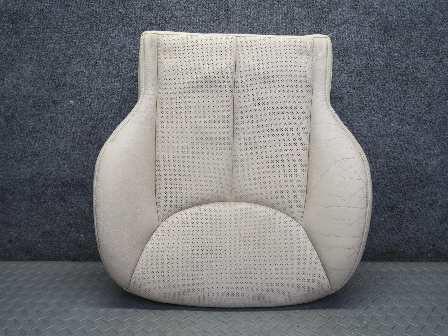 07-08 Mercedes R230 SL550 Front Left Seat Lower Leather Perforated Cushion OEM