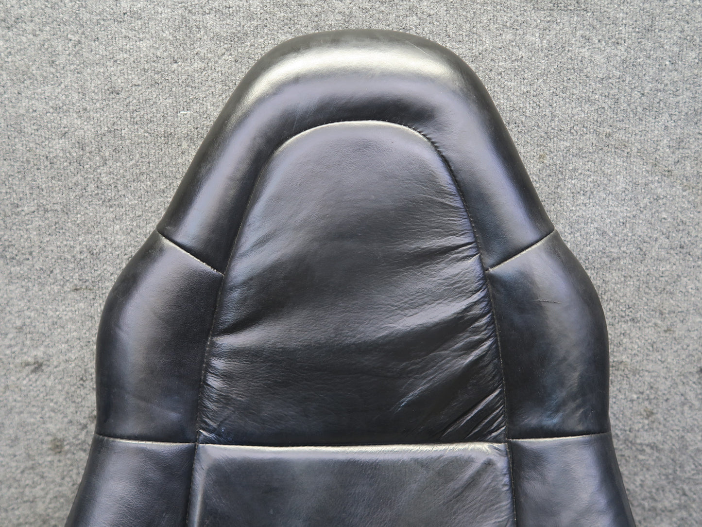 00-02 Toyota MR2 Spyder Right Passenger Leather Seat Upper Cushion Black OEM