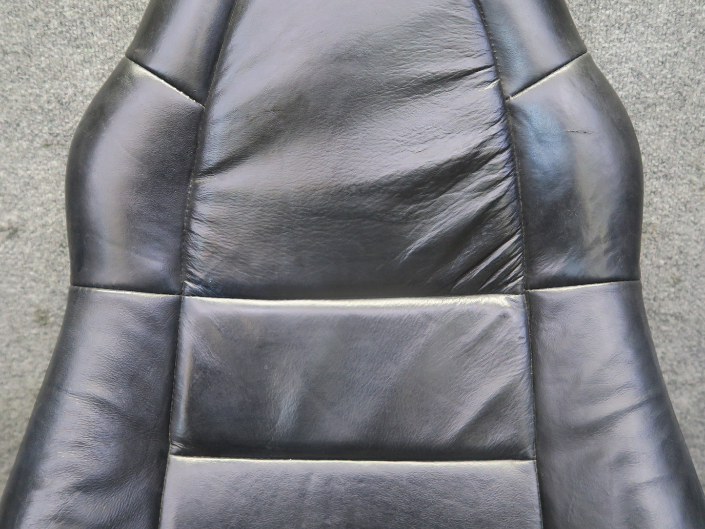 00-02 Toyota MR2 Spyder Right Passenger Leather Seat Upper Cushion Black OEM