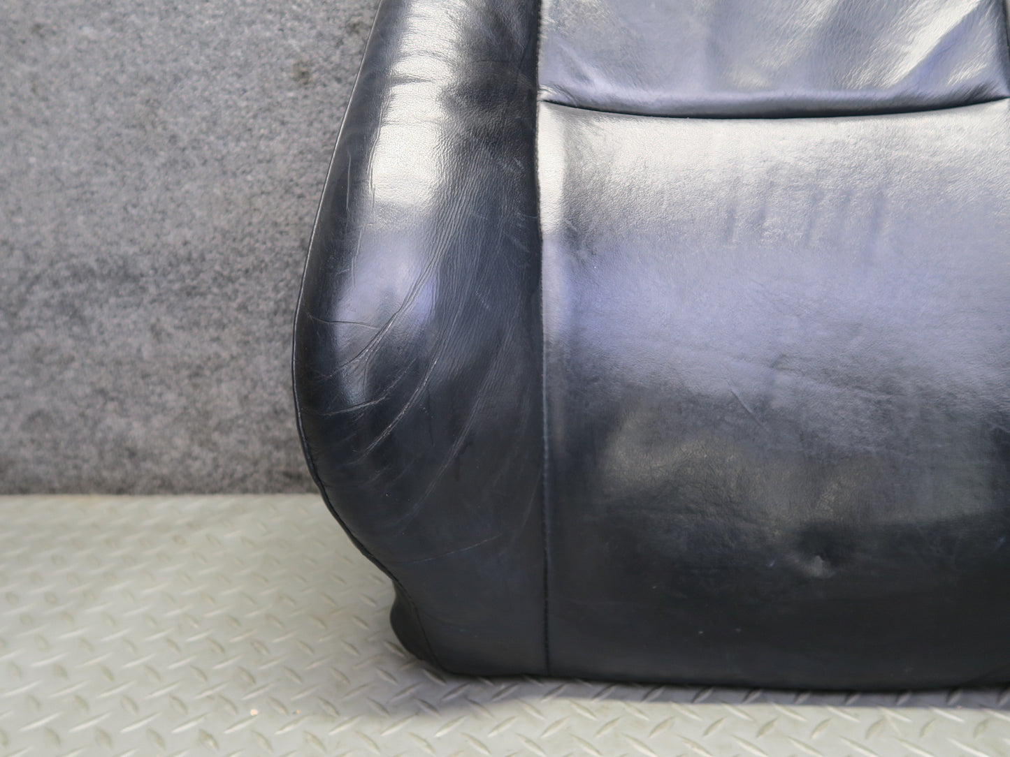 00-02 Toyota MR2 Spyder Right Passenger Leather Seat Upper Cushion Black OEM