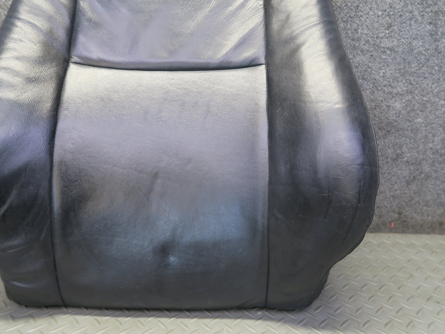 00-02 Toyota MR2 Spyder Right Passenger Leather Seat Upper Cushion Black OEM