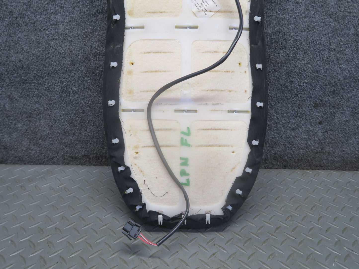 1999-2004 Porsche 911 996 Front Left Seat Upper Leather Cushion Savanna Beige
