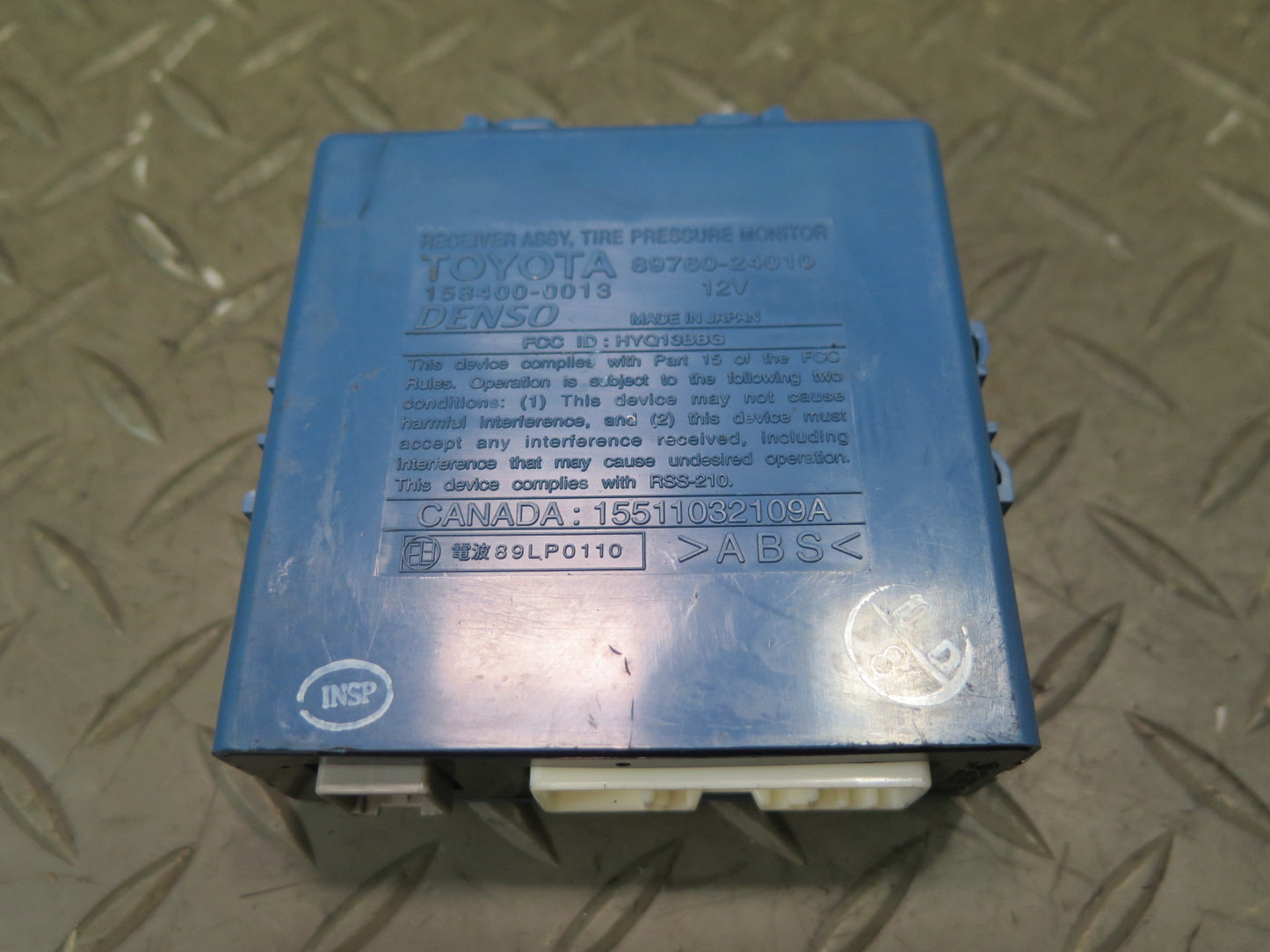 02-05 Lexus UZZ40L SC430 Tire Pressure Receiver Control Module 89760-24010 OEM