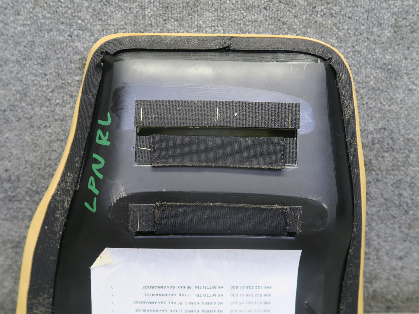 1999-2004 Porsche 911 996 Convertible Rear Left Seat Lower Leather Cushion