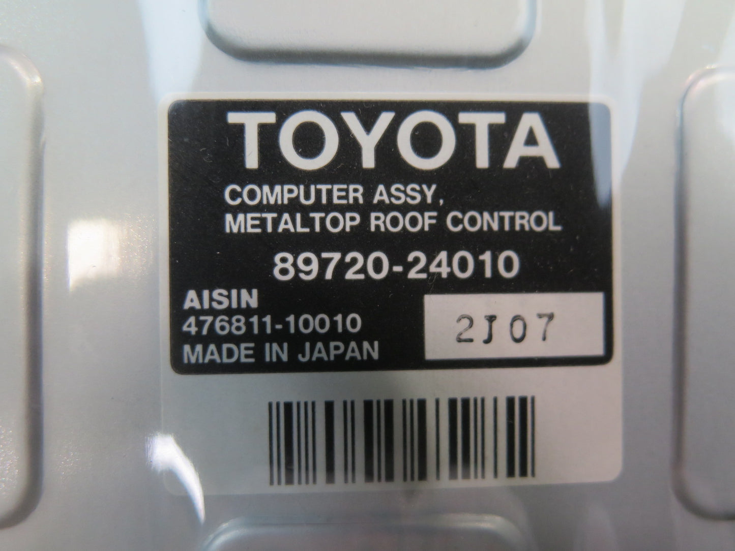 02-08 Lexus UZZ40L SC430 Convertible TOP Roof Control Module 89720-24010 OEM