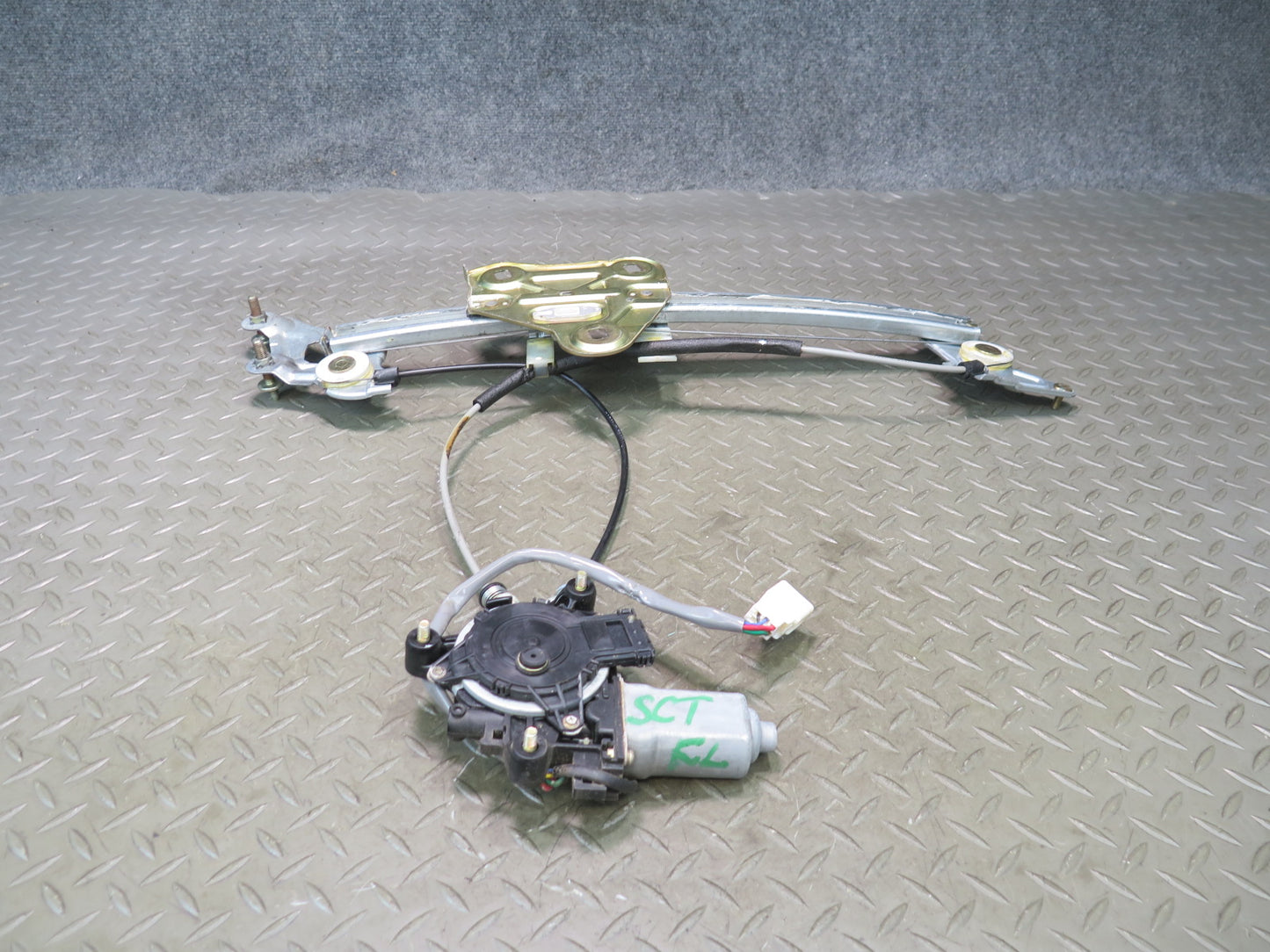 02-10 Lexus UZZ40L SC430 Front Left Driver Door Window Regulator w Motor OEM