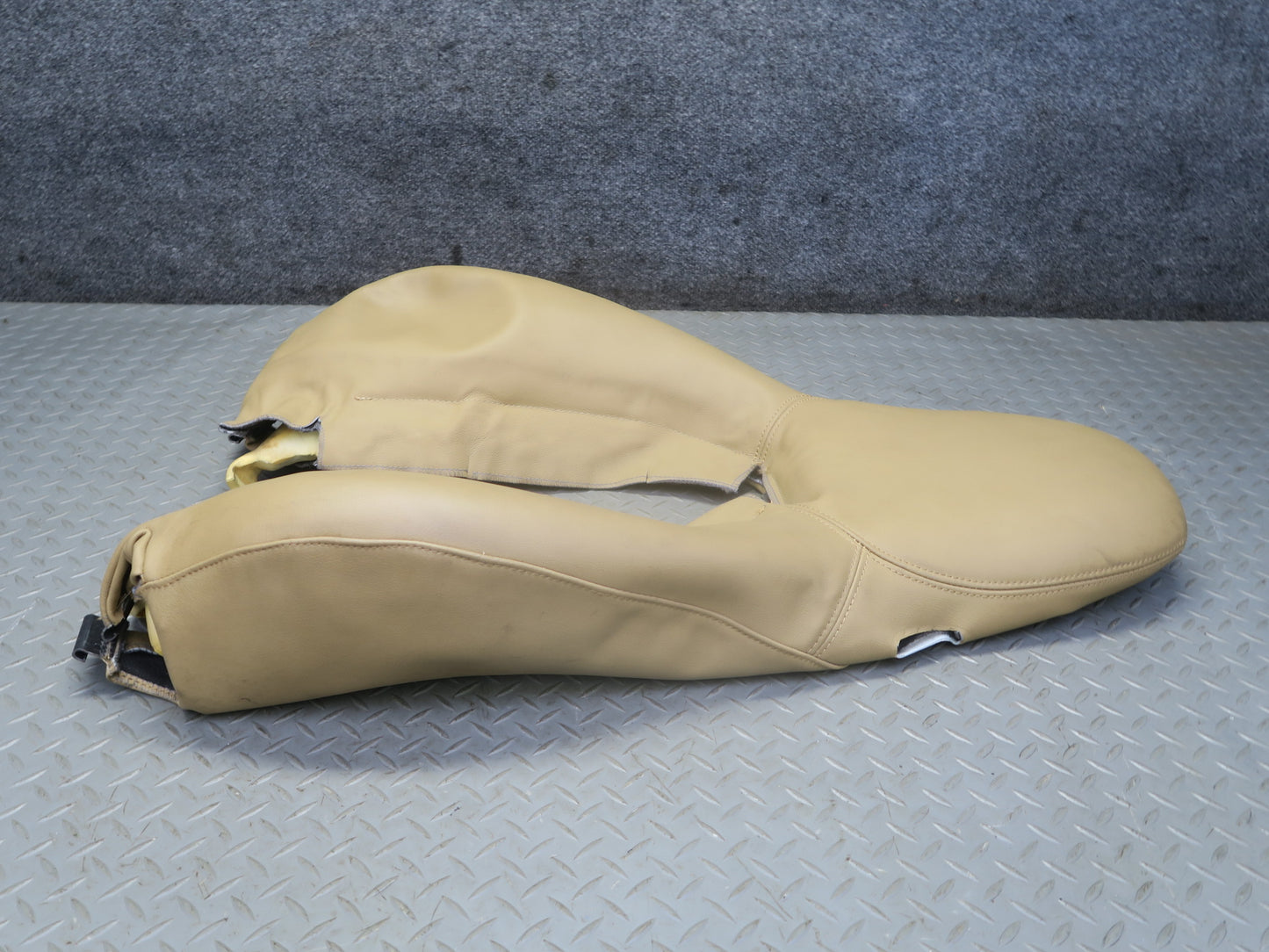 1999-2004 Porsche 911 996 Front Right Seat Upper Backrest Cushion Leather Cover
