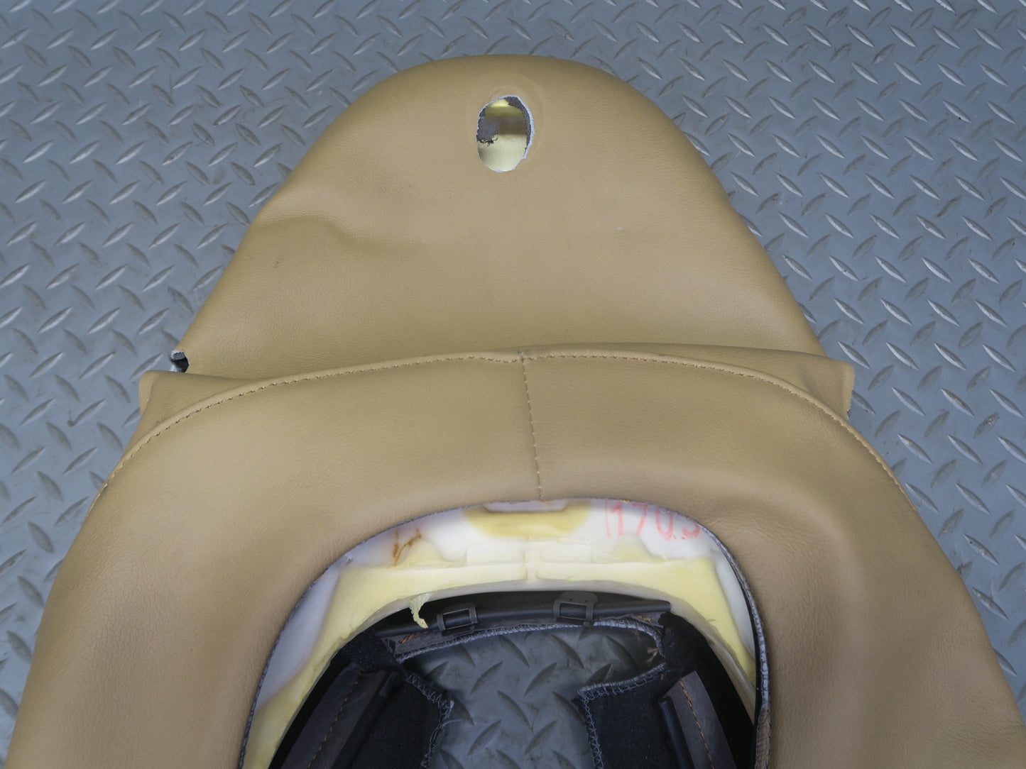 1999-2004 Porsche 911 996 Front Right Seat Upper Backrest Cushion Leather Cover