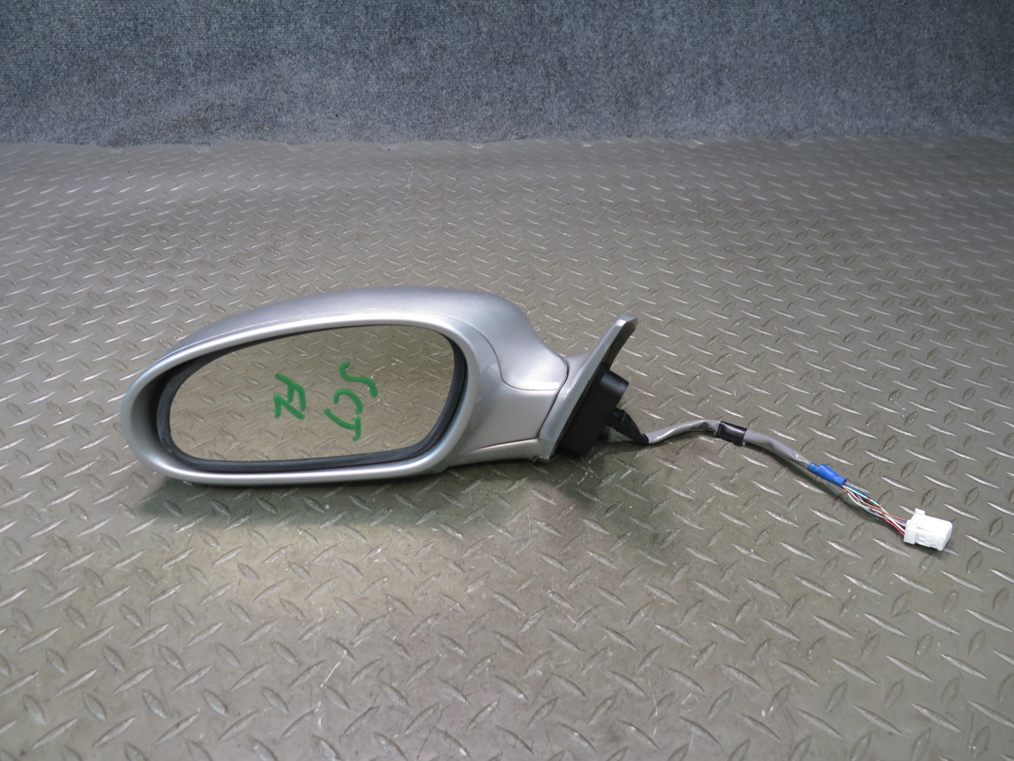 02-05 Lexus SC430 Left Door Side View Exterior Heated Memory Mirror Silver OEM