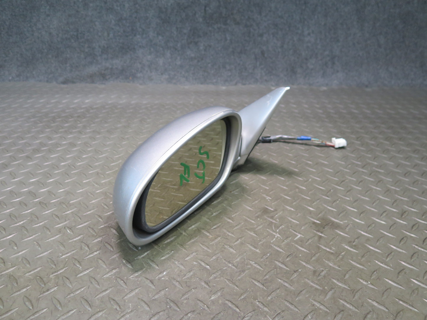 02-05 Lexus SC430 Left Door Side View Exterior Heated Memory Mirror Silver OEM