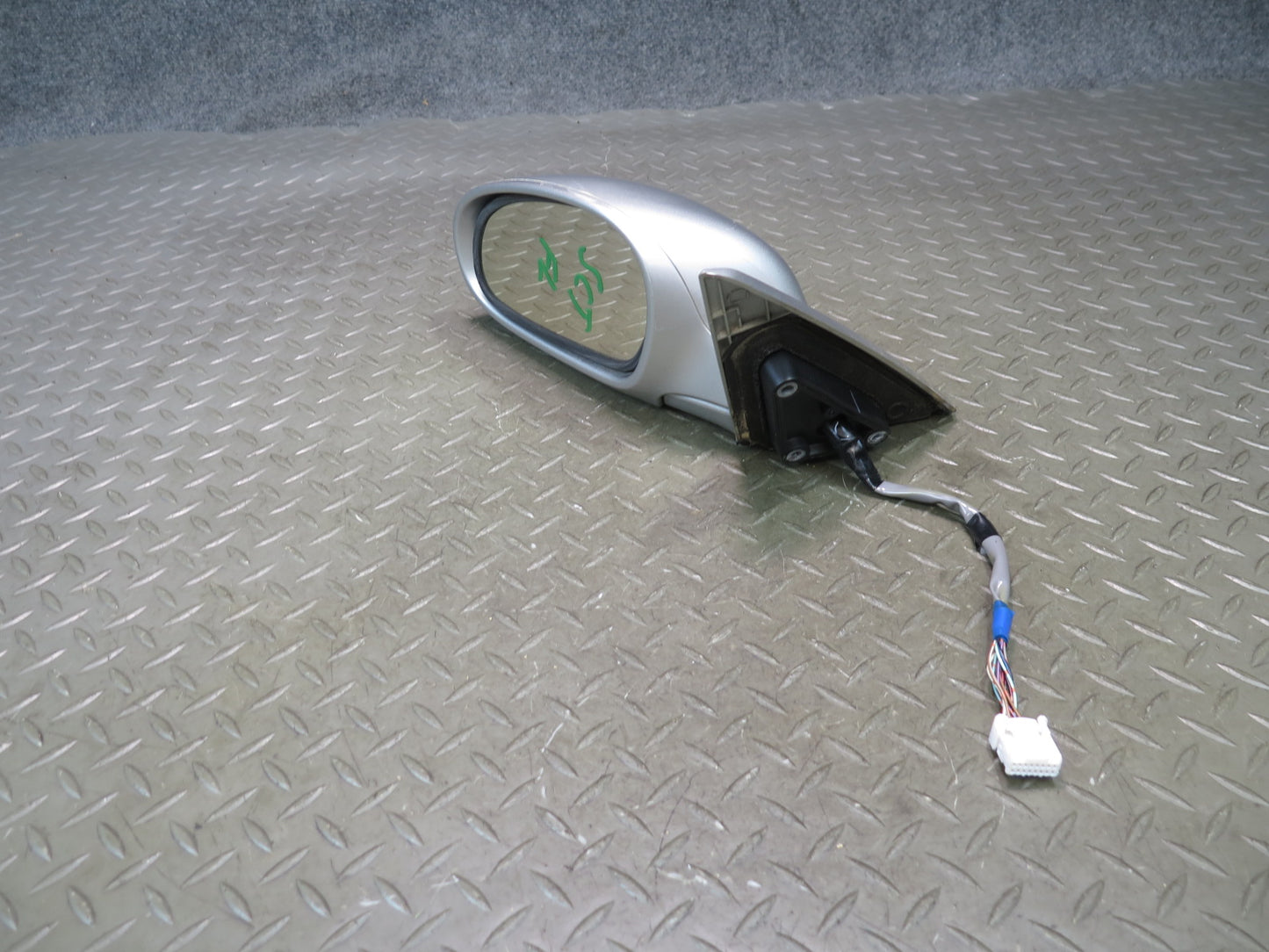 02-05 Lexus SC430 Left Door Side View Exterior Heated Memory Mirror Silver OEM
