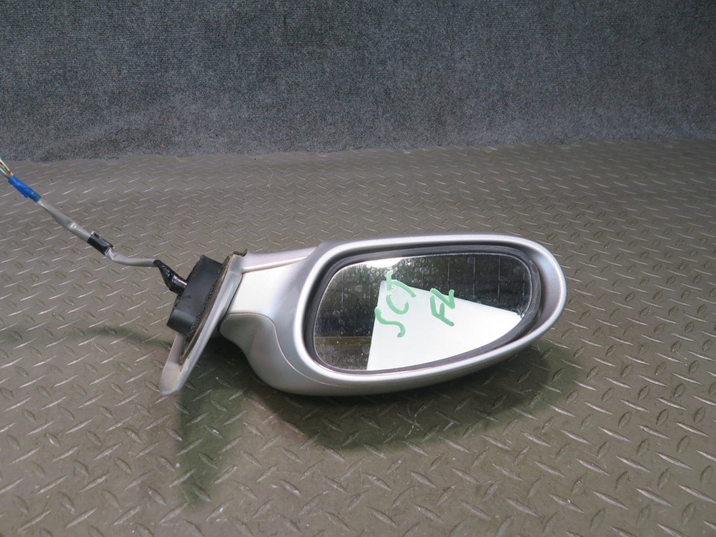 02-05 Lexus SC430 Left Door Side View Exterior Heated Memory Mirror Silver OEM