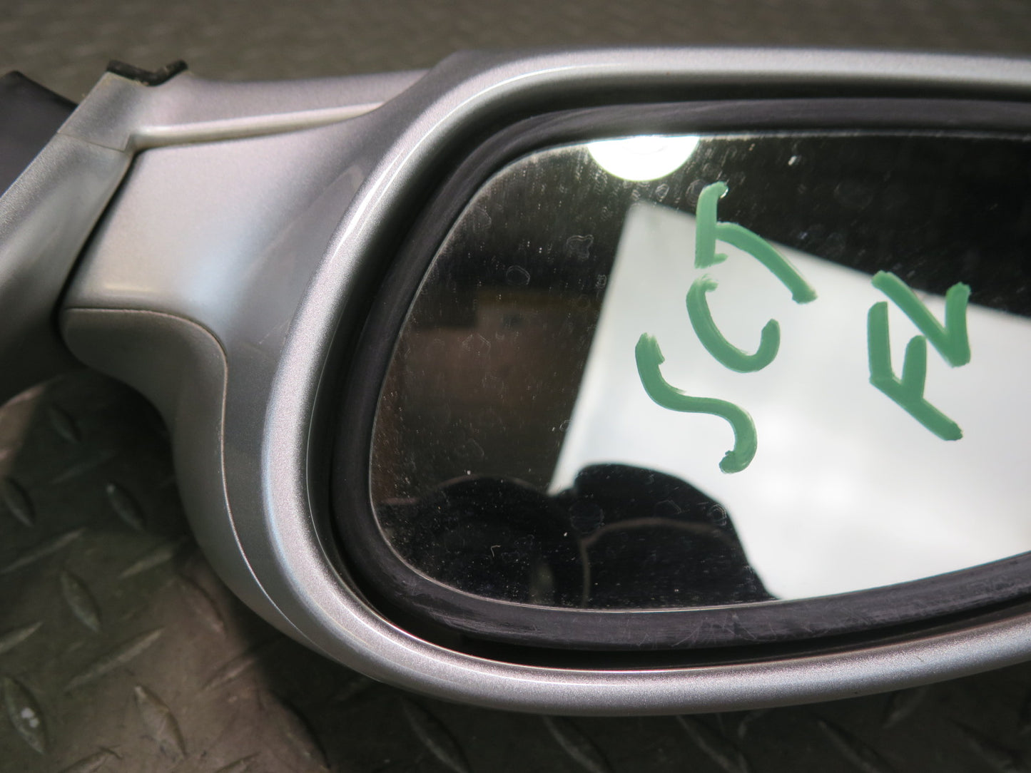 02-05 Lexus SC430 Left Door Side View Exterior Heated Memory Mirror Silver OEM