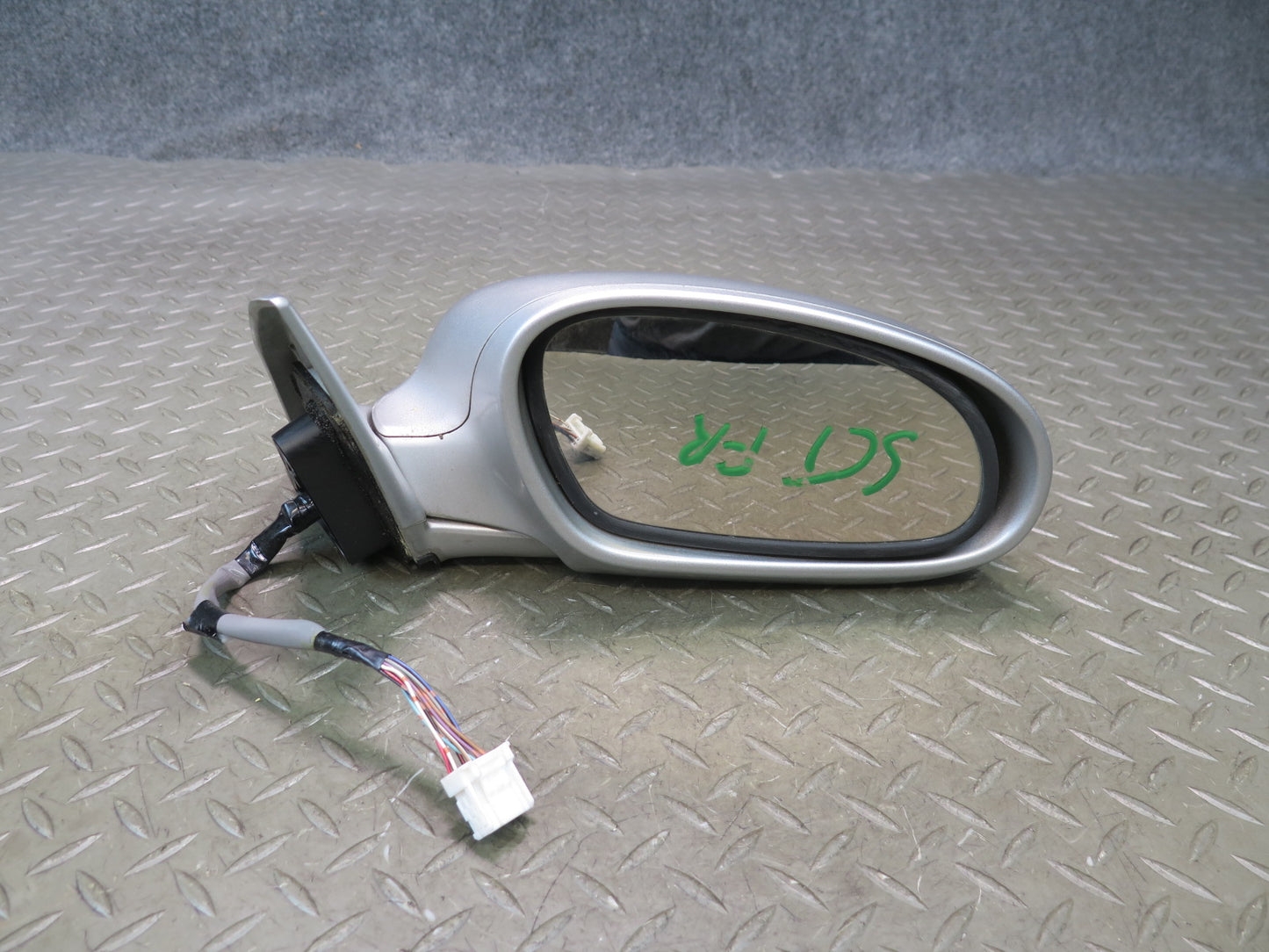 02-05 Lexus SC430 Right Door Side View Exterior Heated Memory Mirror Silver OEM