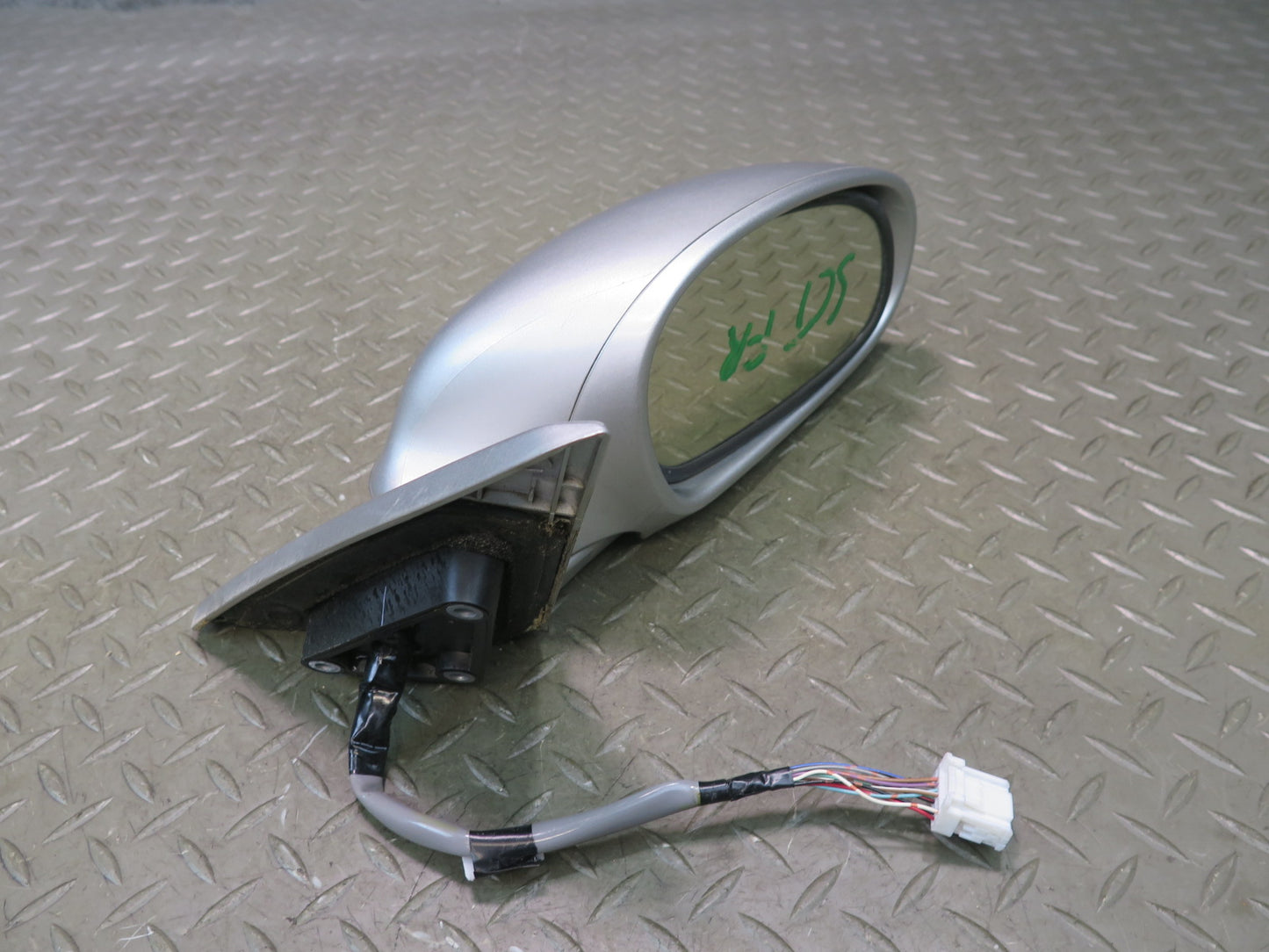 02-05 Lexus SC430 Right Door Side View Exterior Heated Memory Mirror Silver OEM