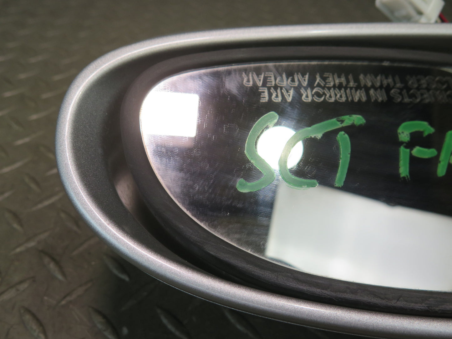 02-05 Lexus SC430 Right Door Side View Exterior Heated Memory Mirror Silver OEM