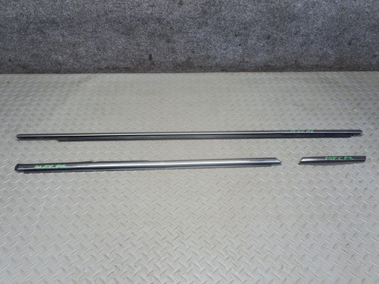 14-24 Mini F57 Convertible Left Fender Door Quarter Chrome Trim Molding Set
