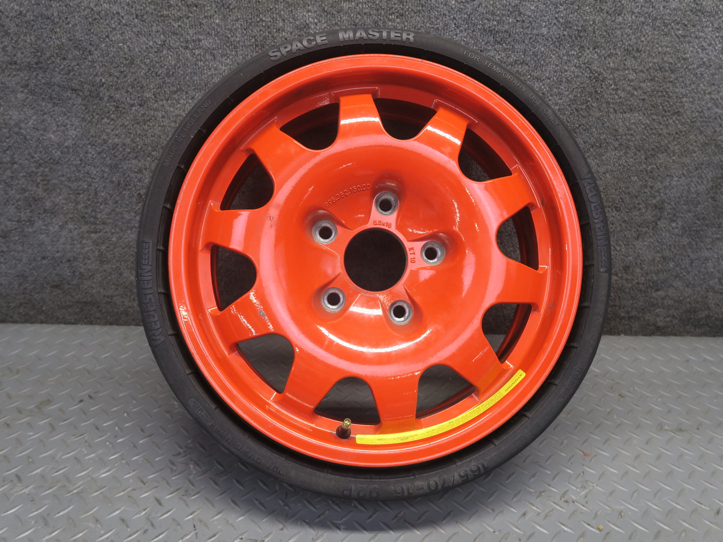 99-05 Porsche 911 996 R16 16" Spare Tire Wheel Rim 16x5.5 ET10 165/70 92P