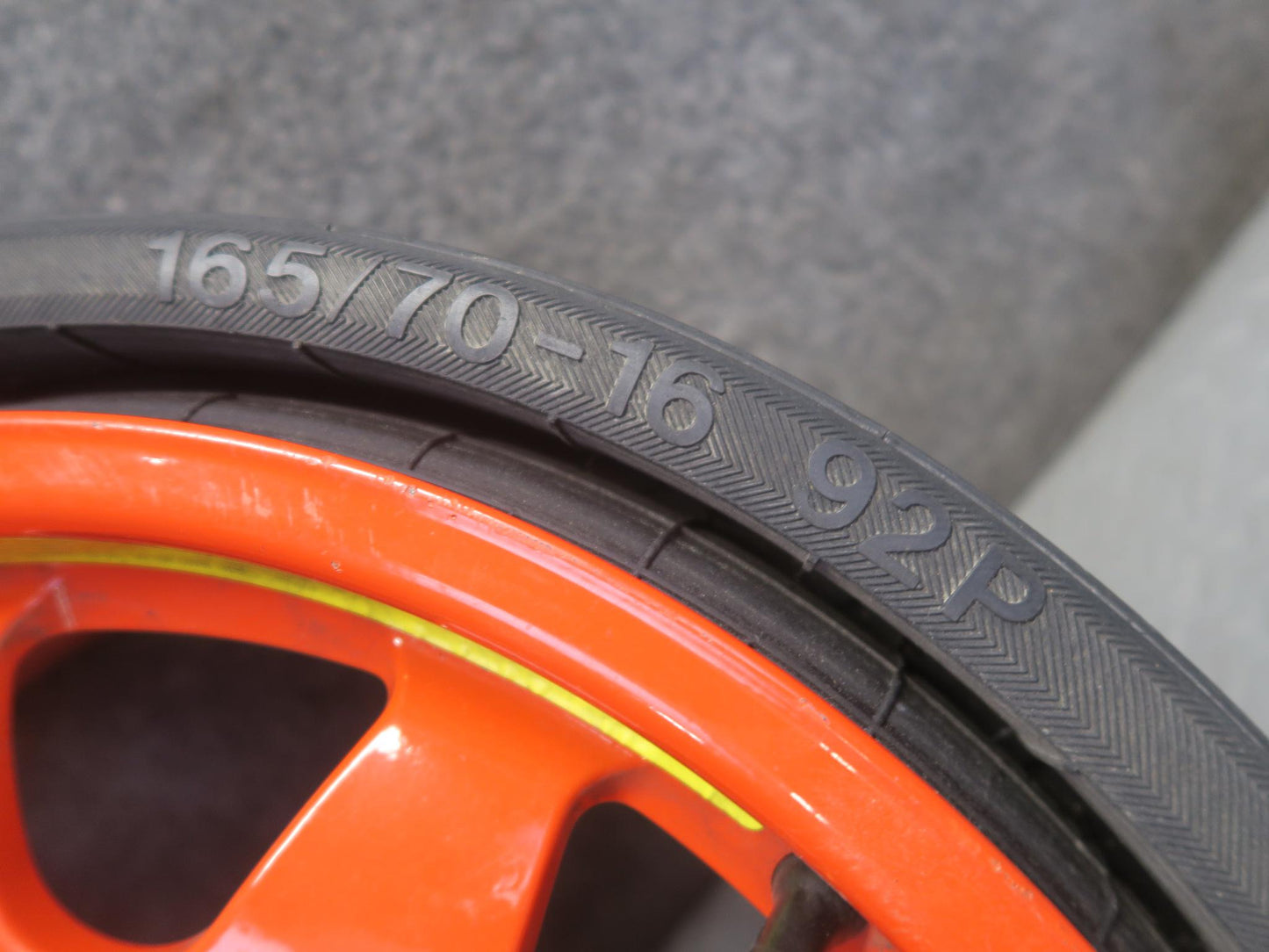 99-05 Porsche 911 996 R16 16" Spare Tire Wheel Rim 16x5.5 ET10 165/70 92P
