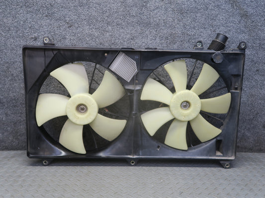 02-10 Lexus UZZ40L SC430 Engine Cooling Fan Motor Shroud w Control Module OEM