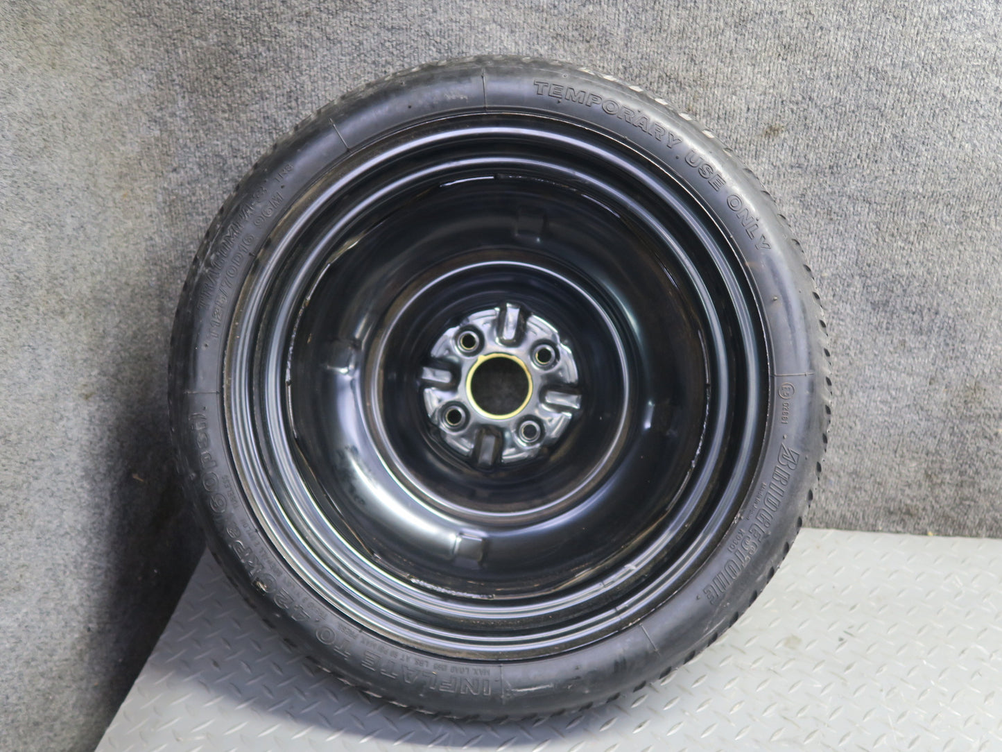 00-02 Toyota MR2 Spyder Spare Tire R16" Wheel Donut 16x4 125/70 w Cover BAG OEM