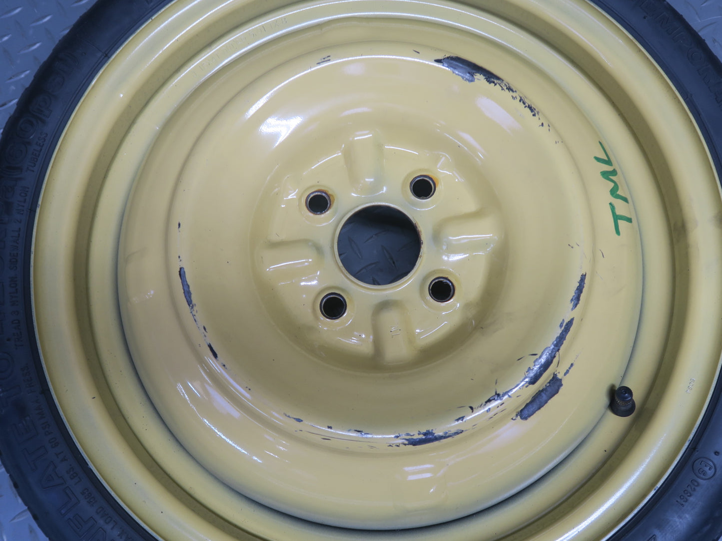 00-02 Toyota MR2 Spyder Spare Tire R16" Wheel Donut 16x4 125/70 w Cover BAG OEM