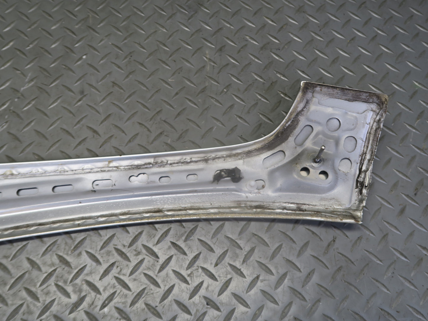 02-10 Lexus Z40 SC430 Set 2 Exterior Windshield A Pillar Trim Cover Silver OEM