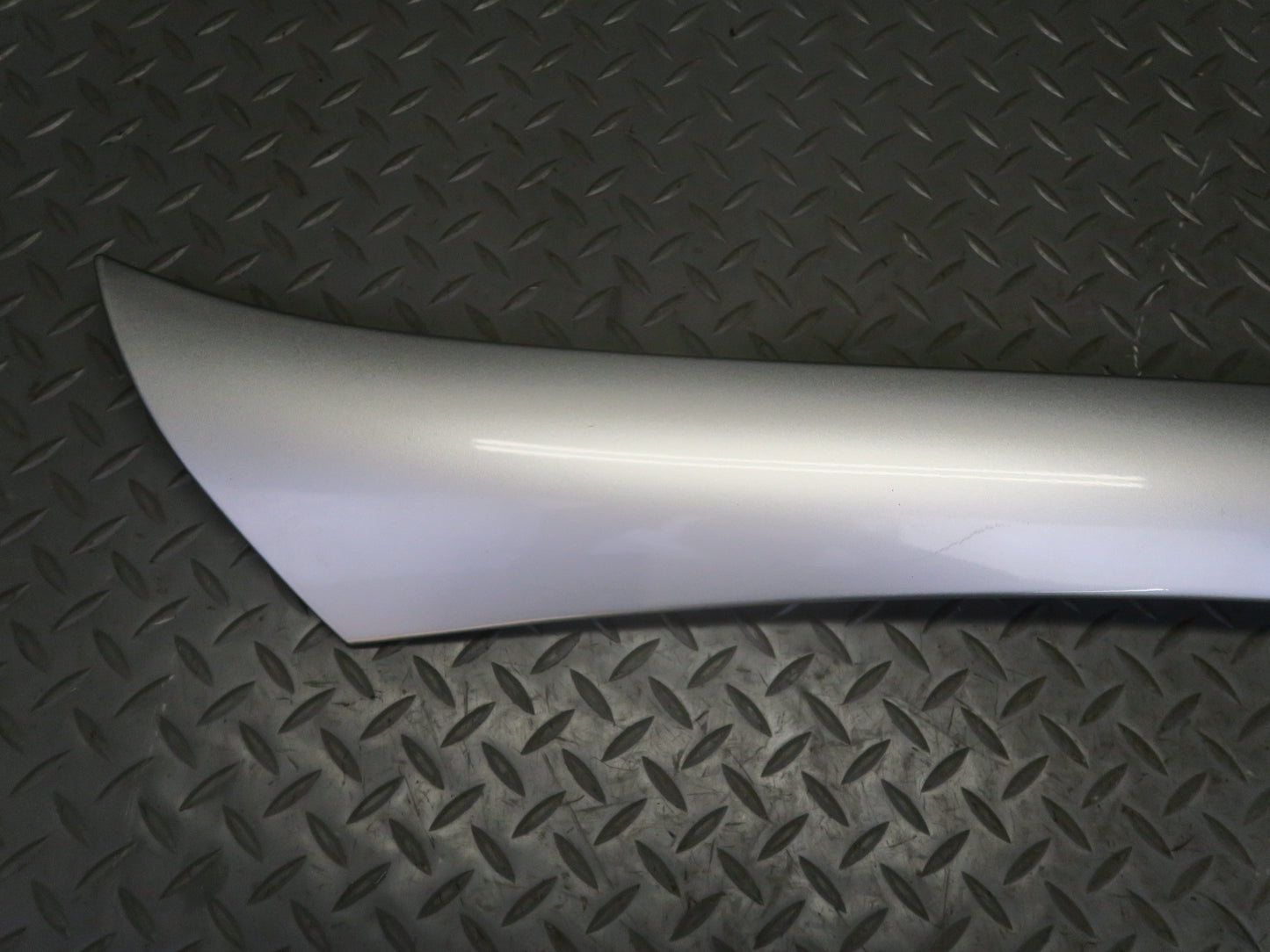 02-10 Lexus Z40 SC430 Set 2 Exterior Windshield A Pillar Trim Cover Silver OEM