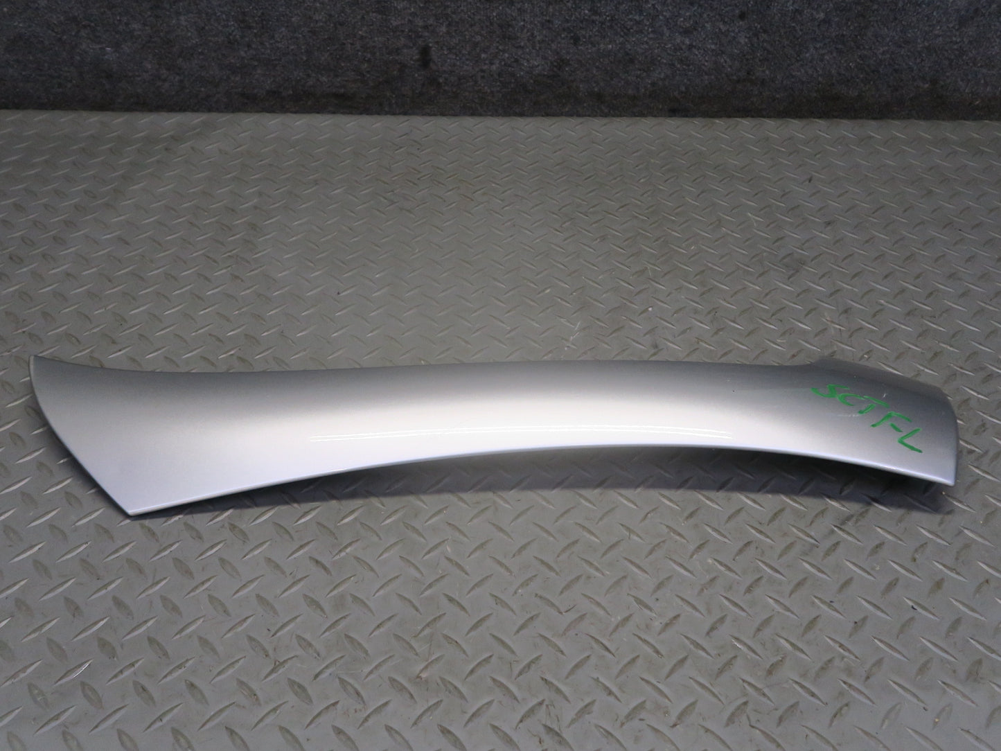 02-10 Lexus Z40 SC430 Set 2 Exterior Windshield A Pillar Trim Cover Silver OEM