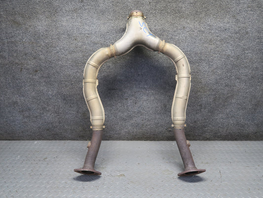02-10 Lexus UZZ40L SC430 Front Exhaust Y Pipe Line OEM
