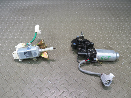 02-10 Lexus UZZ40L SC430 Set of 2 Rear Left Trunk Hinge Drive Gear Motor OEM