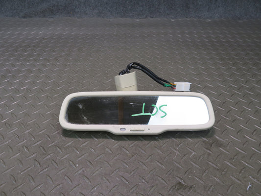 02-10 Lexus UZZ40L SC430 Auto Dimming Interior Rear View Mirror Ecru OEM