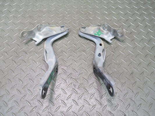 02-10 Lexus UZZ40L SC430 Front Left & Right Hood Bonnet Hinge Silver Set OEM