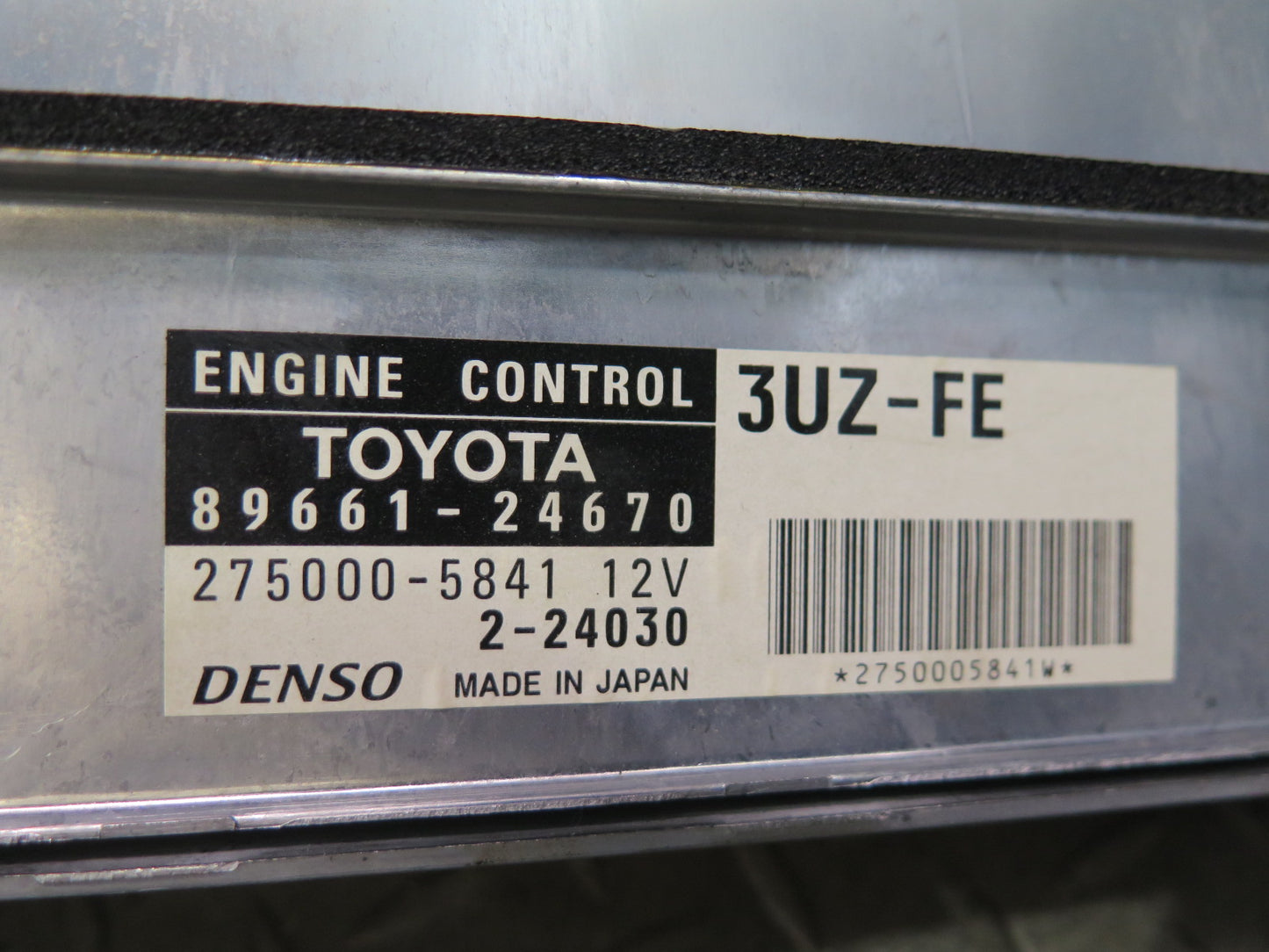 2003 Lexus UZZ40L SC430 3UZFE ECU ECM Immo Ignition Glove Door Lock KEY Set OEM